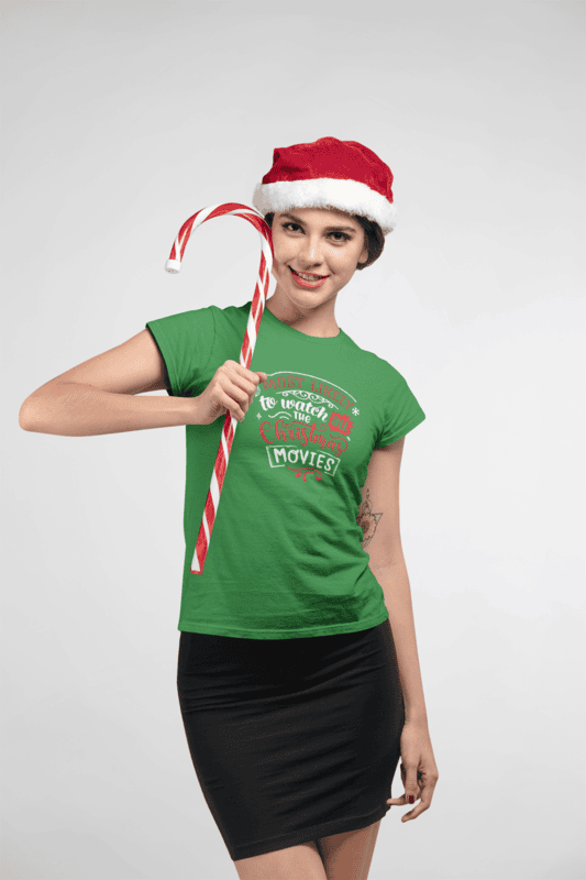 Most Likely to Watch All the Christmas Movies – Festive Holiday T-Shirt (Bella+Canvas)