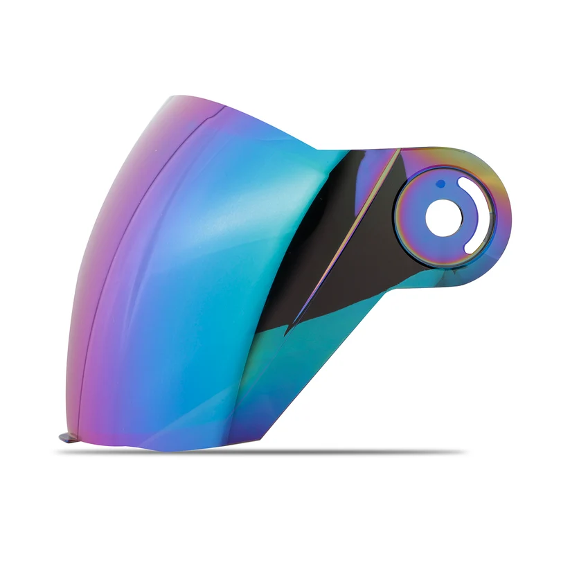STEELBIRD CHROME RAINBOW VISOR FOR SBA-3 STEELBIRD CHROME RAINBOW VISOR FOR SBA-3