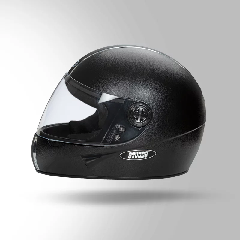 STUDDS CHROME ECONOMY BLACK WITH PLAIN STRIP C/V (XL) STUDDS CHROME ECONOMY BLACK WITH PLAIN STRIP C/V (XL)
