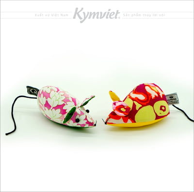 Đồ Chơi Nhồi Bông Chuột Vải Kymviet 100% Handmade Cotton Đồ Chơi Nhồi Bông Chuột Vải Kymviet 100% Handmade Cotton
