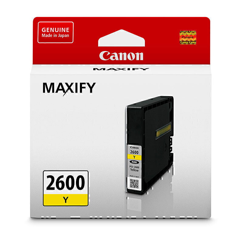 Canon PGI-2600 Yellow Premium Original Ink Cartridge Canon PGI-2600 Yellow Premium Original Ink Cartridge