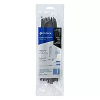 Bolsa con 50 cinchos plásticos 40 lb, 200x3.5 mm, negros - CIN-4020N / 44324