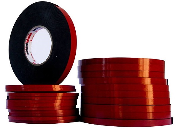 CINTA DOBLE CONTACTO 18mm X 10Y X 2mm ESPUMA NEGRA FIVE STICK