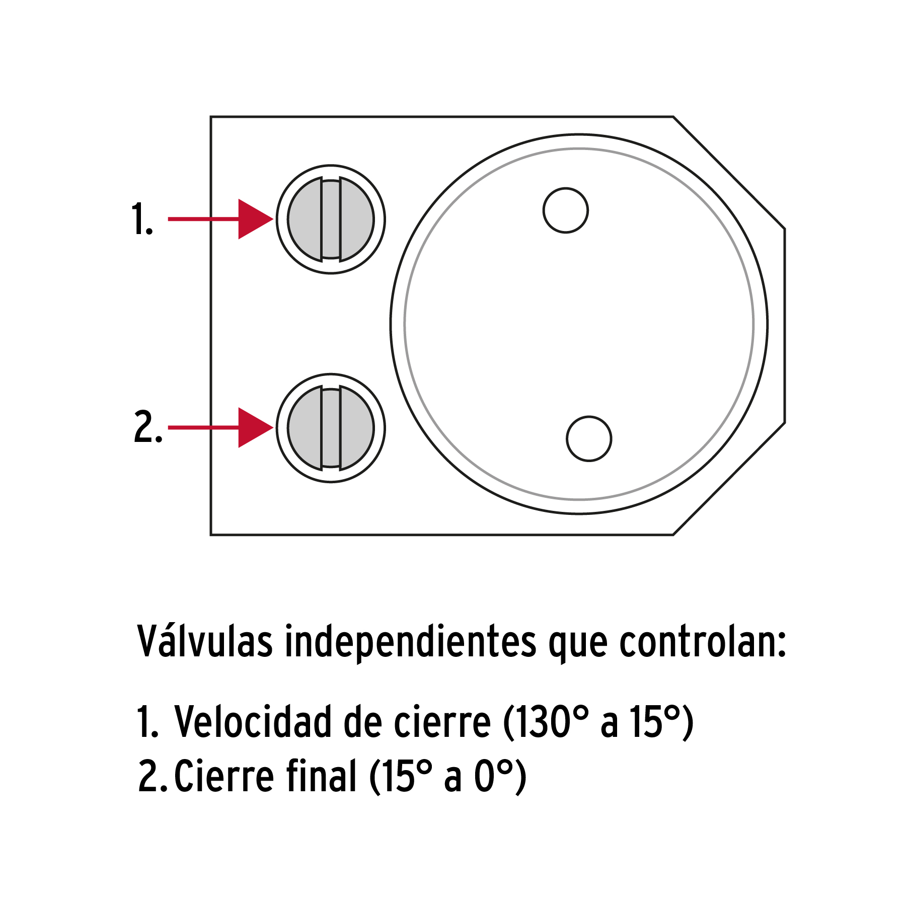 Cierrapuertas hidráulico color aluminio - CIPU / 43606