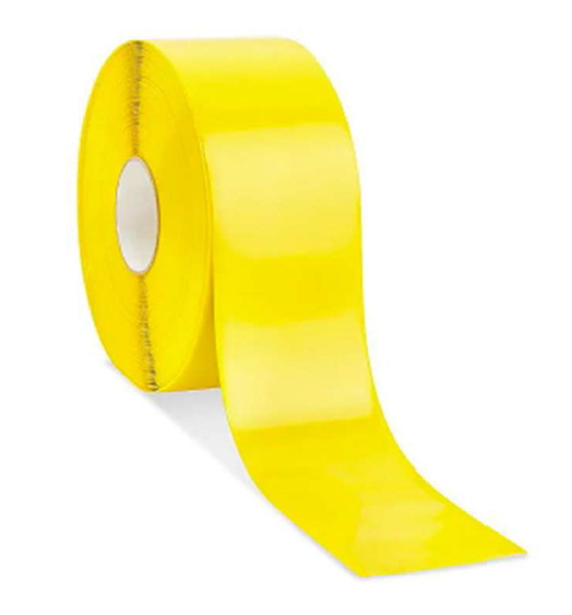 CINTA VINIL ALTA CALIDAD AMARILLA 60 MI 4"X100'