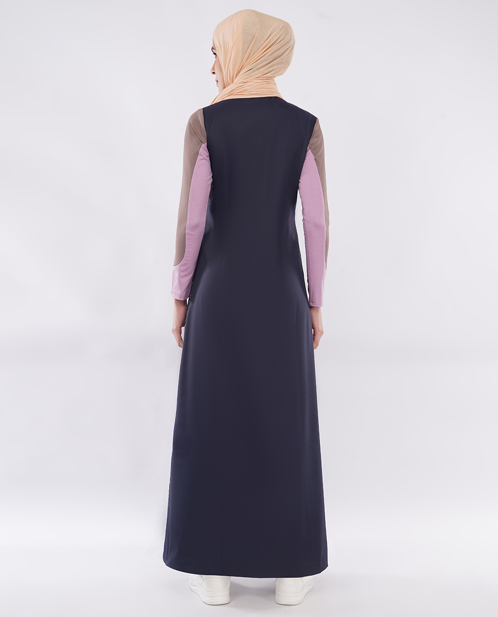 MAUVE STORY CONTRAST JILBAB