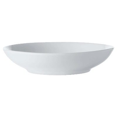 White Basics Round Sauce Dish