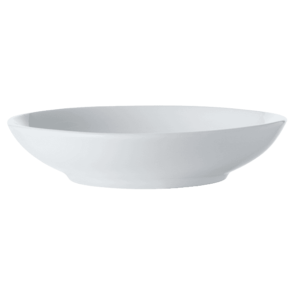 White Basics Round Sauce Dish