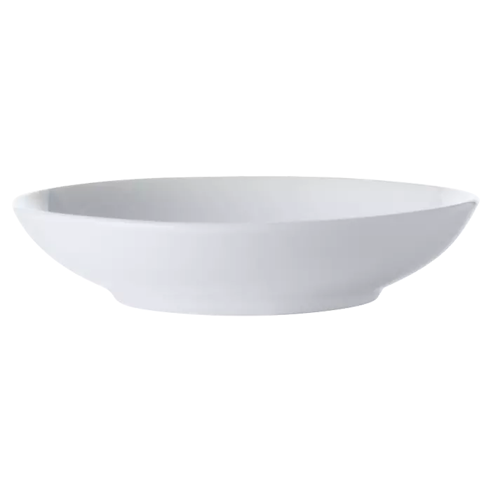 White Basics Round Sauce Dish
