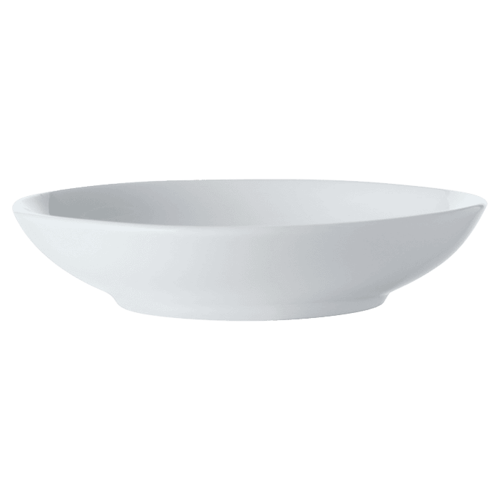 White Basics Round Sauce Dish