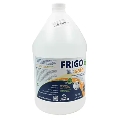 Frigo Safe Limpiador Y Desinfectante Para Serpentin Libre De Sosa Y Acido Galon Adesa, FGS-02 - CL-FGS-02