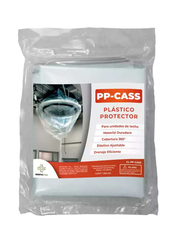 Bolsa de Mantenimiento transparente para equipo cassete