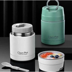 CLAM POT HOT FOOD FLASK 800ML - 24HOURS HOTNESS