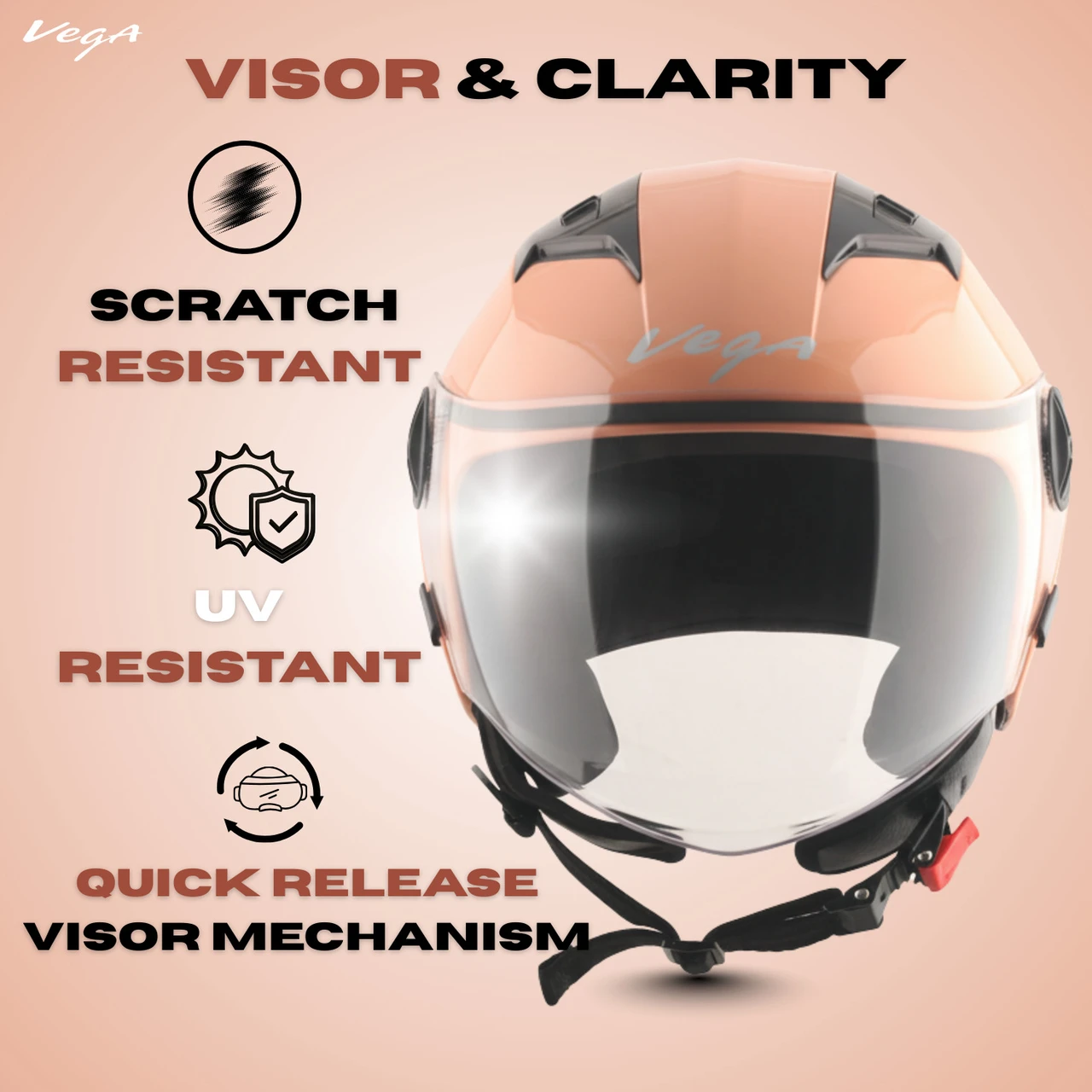 VEGA CLARK DX SOLID PEACH (L) VEGA CLARK DX SOLID PEACH (L)