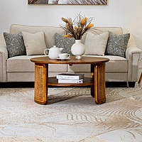 Cleo Natural Cane Coffee Table
