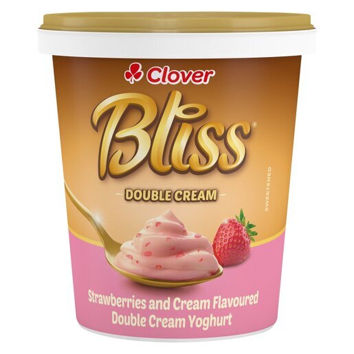 CLOVER BLISS DOUBLE CREAM STRAWBERRY 12X175G