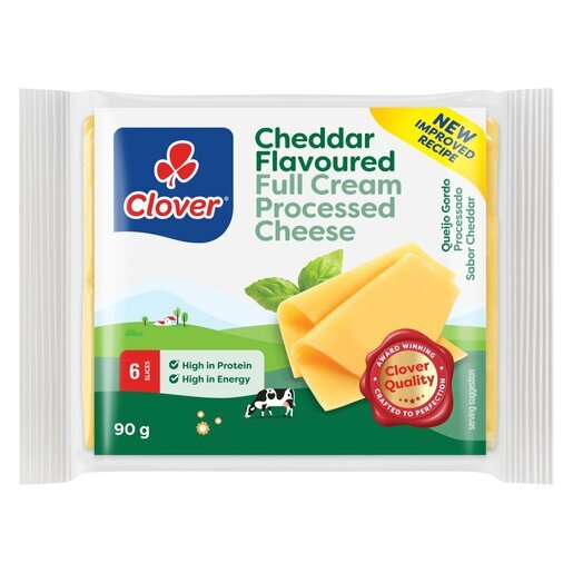 CLOVER CHEDDAR PROCESSED 30X90G