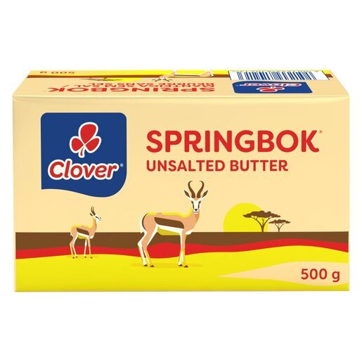 CLOVER SPRINGBOK BUTTER UNSLT 20X500G