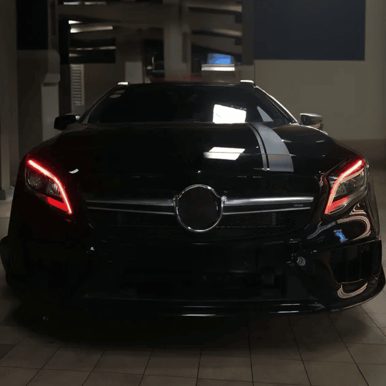 Mercedes CLS-Class C218/W218 RGB DRL Module Upgrade – Multicolor LED Headlight Mod via Bluetooth