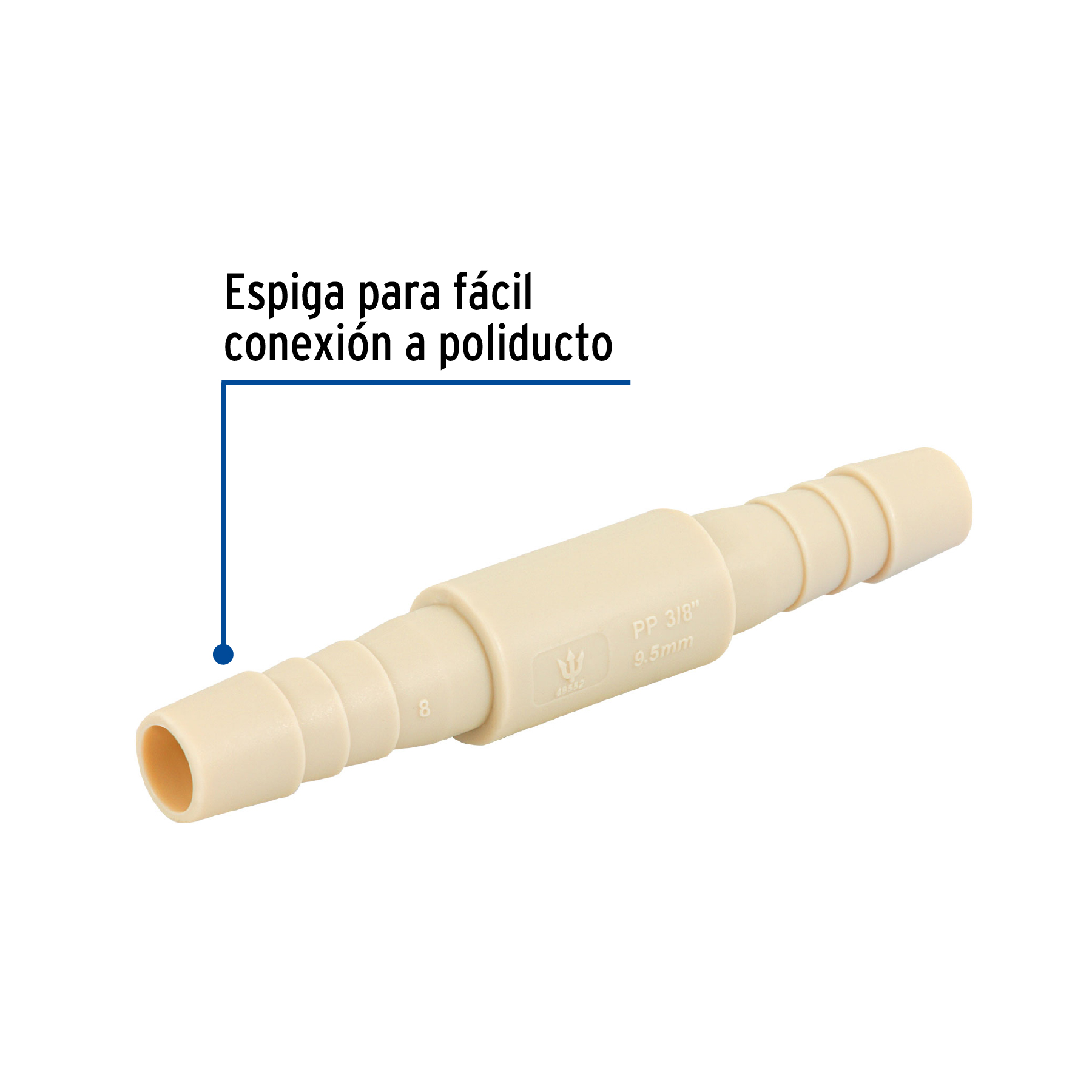 Cople inserción, 3/8' - CM-261 / 48552