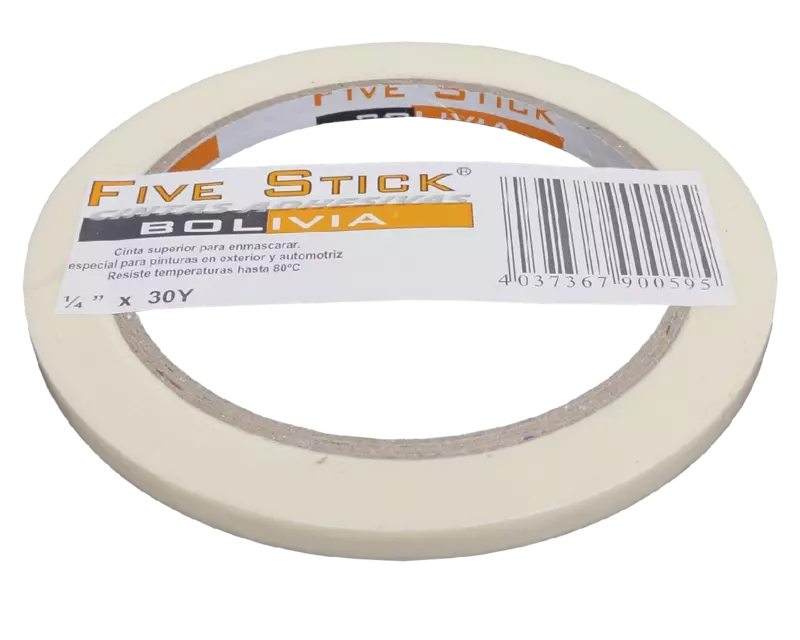 CINTA MASKING 6mm 1/4" AUTOMOTIVO X 30Y