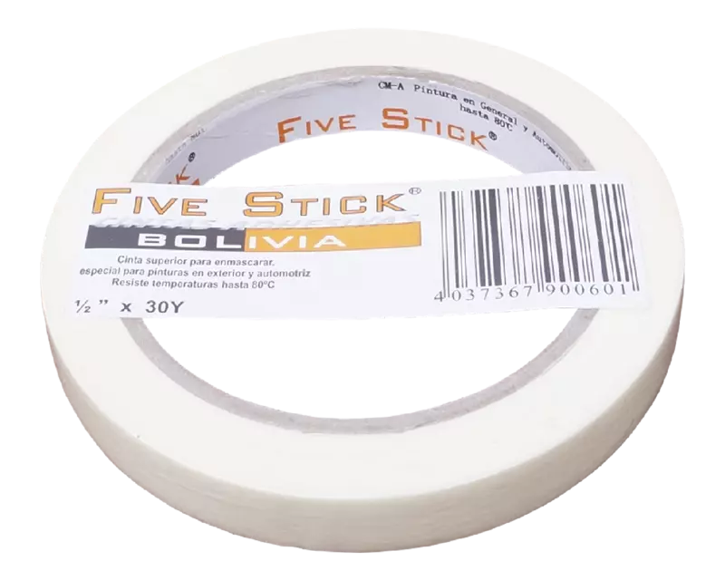 CINTA MASKING 12mm 1/2" AUTOMOTIVO X 30Y