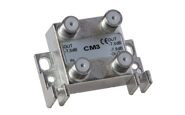 3-way coaxial splitter HTC:8525.50.30.35 PF AC NDIV01