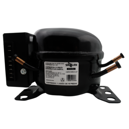 Compresor Sikelan MODELO MX-GQR45KD, 1/4 HP, 110-120V / 60Hz, R404, CMR404AAP014