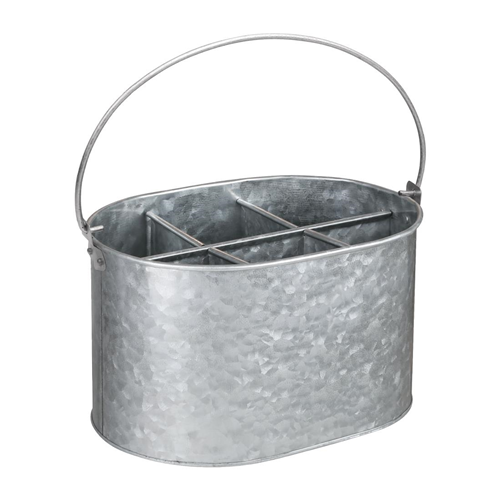 Olympia Galvanised Table Tidy 135(h)x245(w)x175(d)mm
