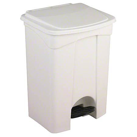 Continental Step-On Receptacle - 18 Gal., White