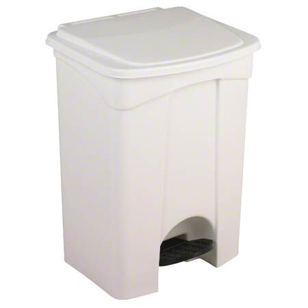 Continental Step-On Receptacle - 18 Gal., White