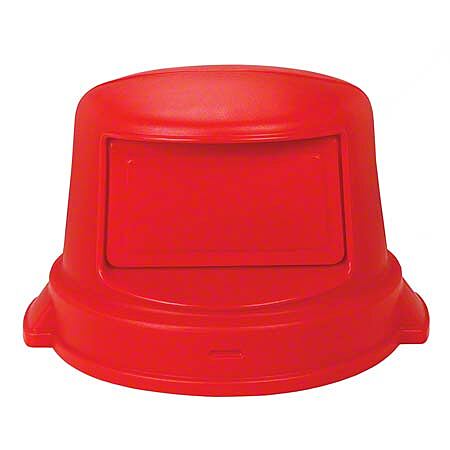 Continental Dome Top For 55 Gallon Huskee - Red 2/cs