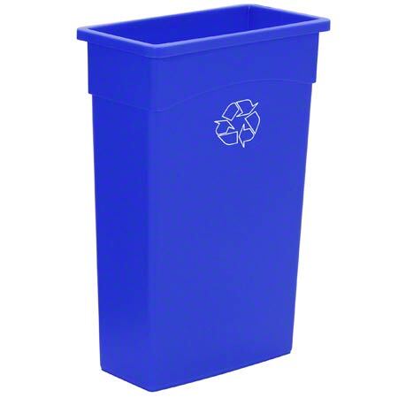 Continental Wall Hugger™ Recycling Receptacle - 23 Gal. 4/cs