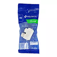 Contacto sencillo, 2 polos + tierra, línea Italiana, marfil - COA-I / 48112