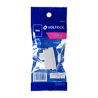 Contacto sencillo, 2 polos + tierra, línea Oslo, blanco - COA-OB / 48317