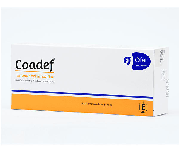 COADEF (Enoxaparina) 40mg/0.4 ml sd-s