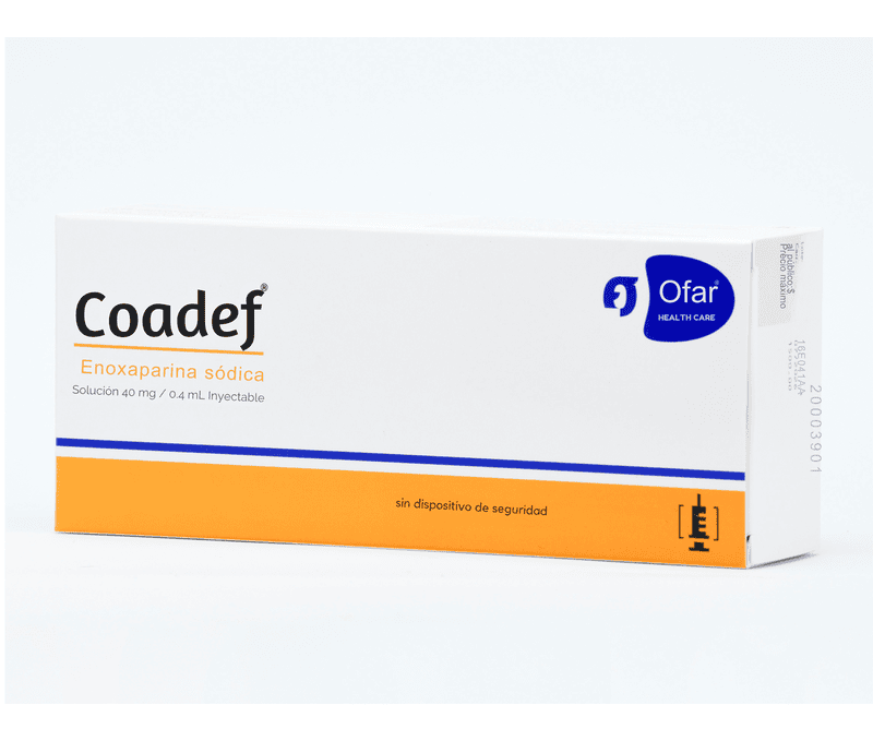 COADEF (Enoxaparina) 40mg/0.4 ml sd-s