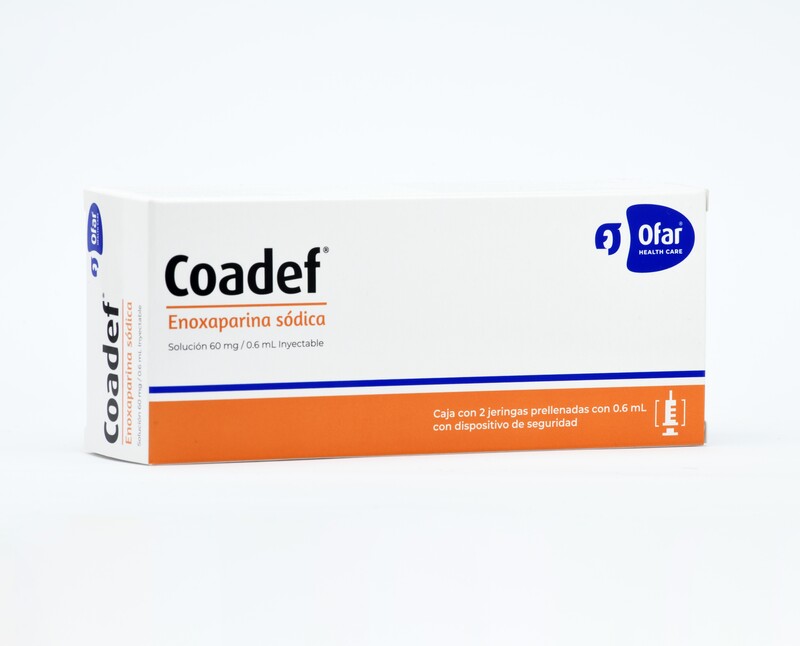 COADEF (Enoxaparina) 60 mg/0.6 ml