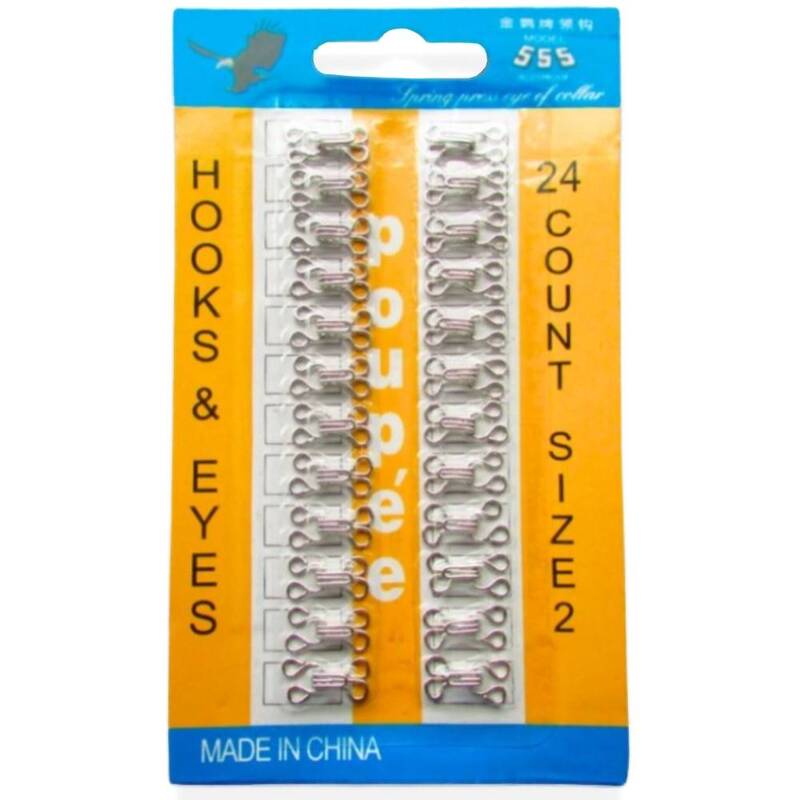 Broche De Enganche # 2 Niquel Caja X 36 Unidades Broche De Enganche # 2 Niquel Caja X 36 Unidades