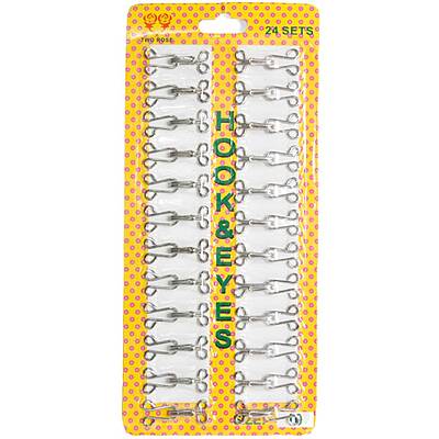 Broche Gancho # 10 Niquel Docena