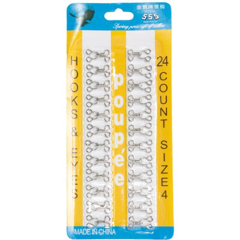 Broche Gancho Brasier # 3 Niquel Caja X 36 Cartones Broche Gancho Brasier # 3 Niquel Caja X 36 Cartones