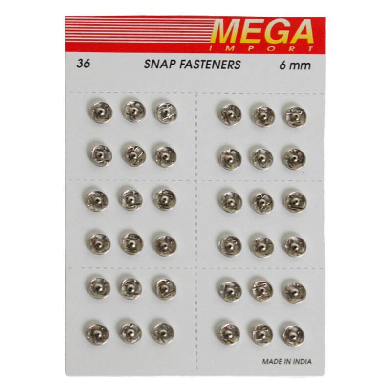 Broche Presion Pony Niquel # 00 (6Mm) Caja X 10 Unidades Broche Presion Pony Niquel # 00 (6Mm) Caja X 10 Unidades