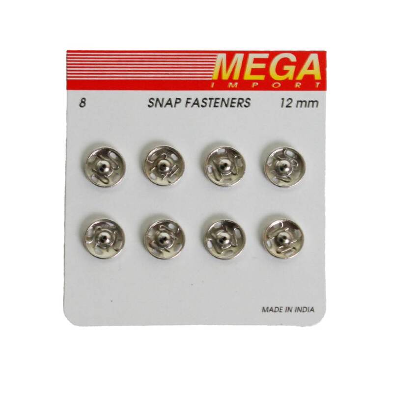 Broche Presion Pony Niquel # 3 (12 Mm) Caja X 10 Unidades Broche Presion Pony Niquel # 3 (12 Mm) Caja X 10 Unidades