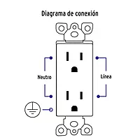 Contacto dúplex, 2 polos + tierra, línea Classic - CODO-CL / 46111