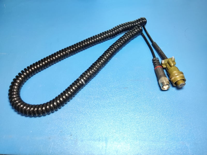 IRD Coiled Cable for IRD306DP (TNC) – 2-pin MIL (MS) female IRD Coiled Cable for IRD306DP (TNC) – 2-pin MIL (MS) female