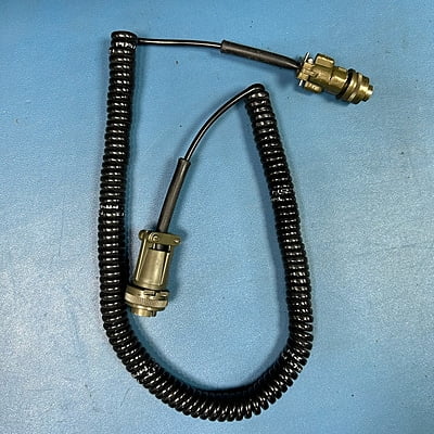 IRD Coiled Cable for IRD811 Analog Meter – 2-pin MIL (MS)