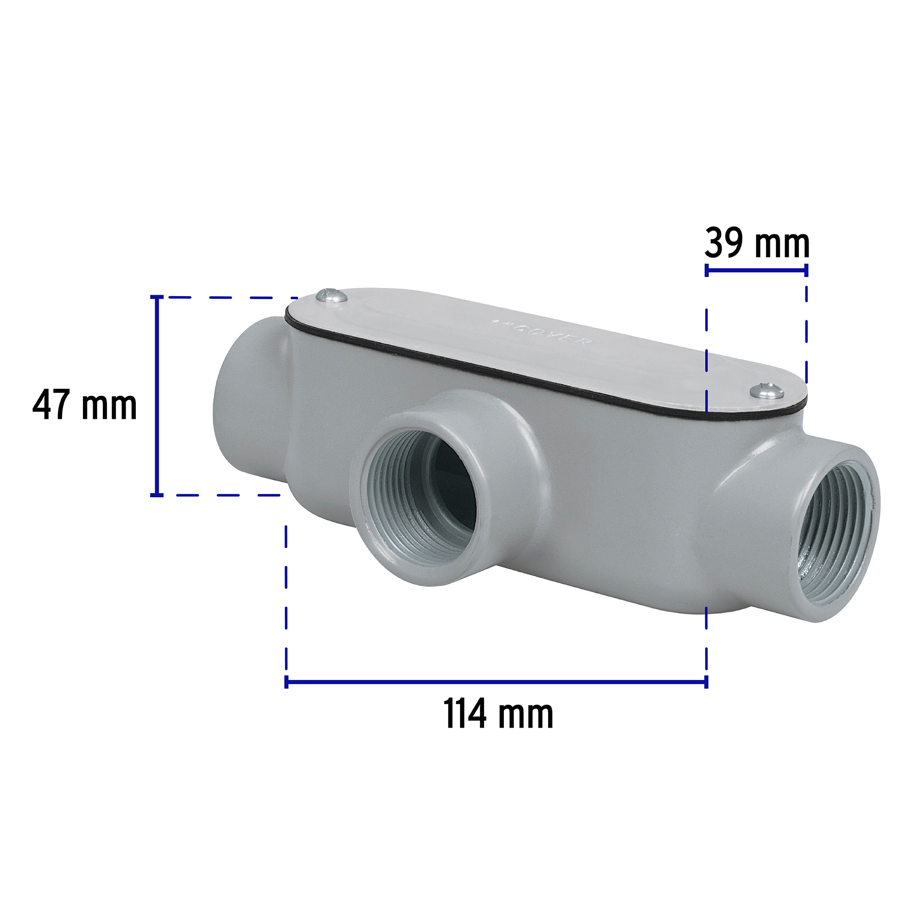 Condulet 1' conexión tipo T, Volteck - COLET-1-T / 46981