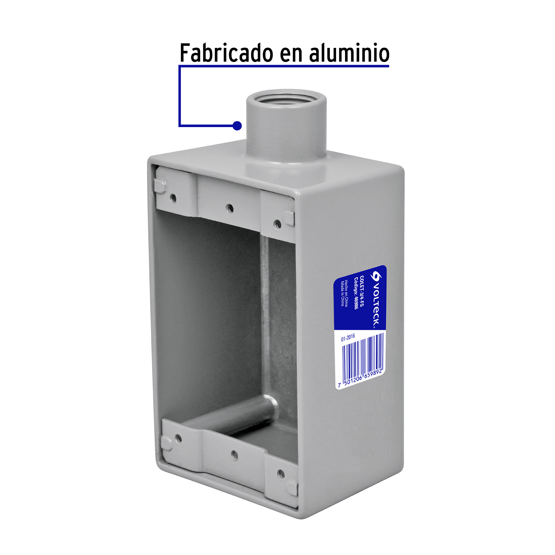 Condulet 3/4' conexión tipo FS, Volteck - COLET-3/4-FS / 46986