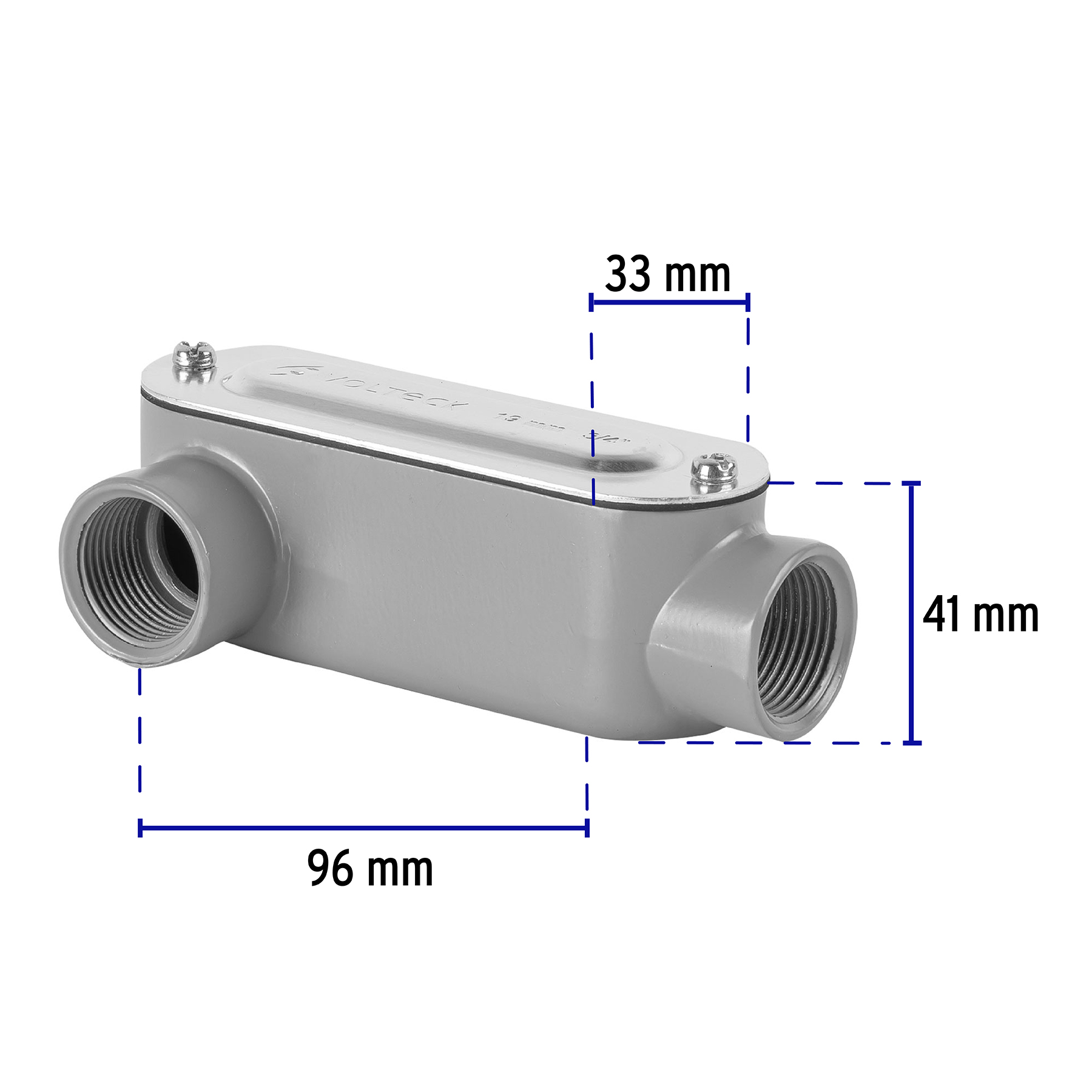 Condulet 3/4' conexión tipo LR, Volteck - COLET-3/4-LR / 46974