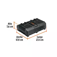 Combo cargador dual con 2 baterías de 2Ah, 20V, TRUPER PRO, 103377 - COM-CBA